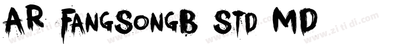 AR FangSongB5Std MD字体转换